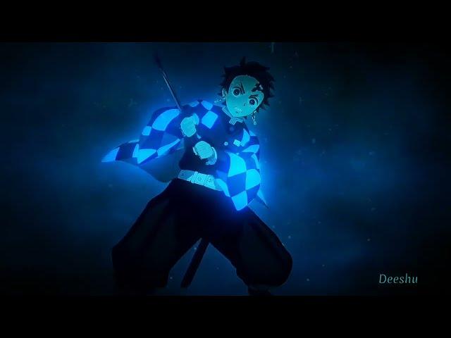 This is not 8k anime? - Tanjiro kamado (glow / edit)!!! free remake clips