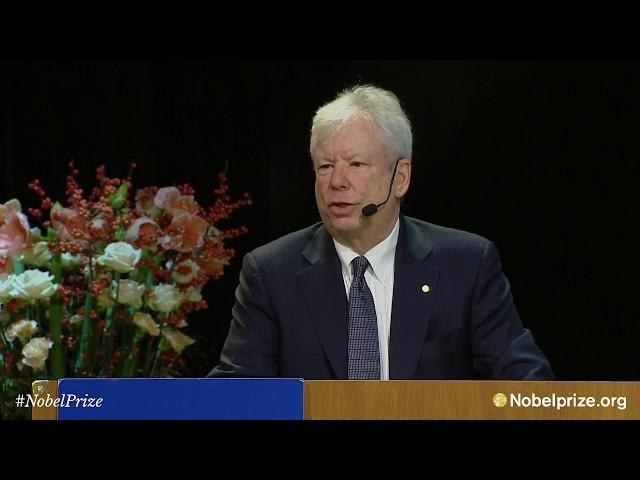 Prize Lecture: Richard Thaler, The Sveriges Riksbank Prize in Economic Sciences 2017