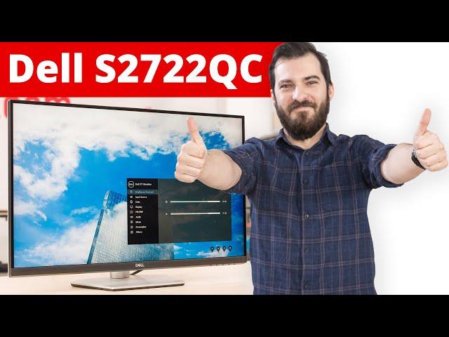 Dell S2722QC Monitor Review - Great 4K display with USB-C input