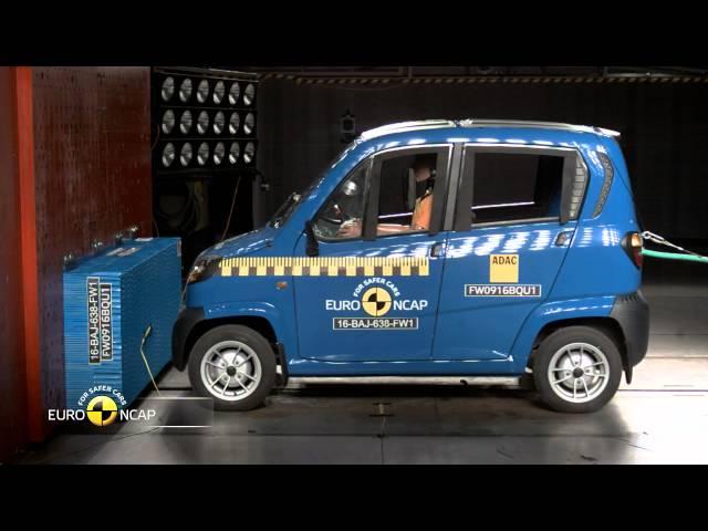 Euro NCAP Crash Test of Bajaj Qute 2016