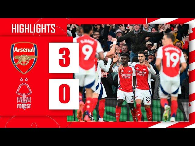 Bukayo Saka Goal | Arsenal vs Nottingham Forest 3-0 Highlights | Premier League 2024/25