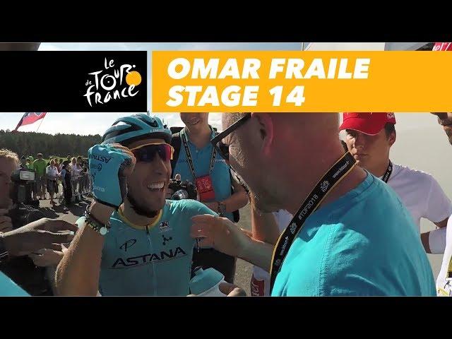 The joy of Omar Fraile - Stage 14 - Tour de France 2018