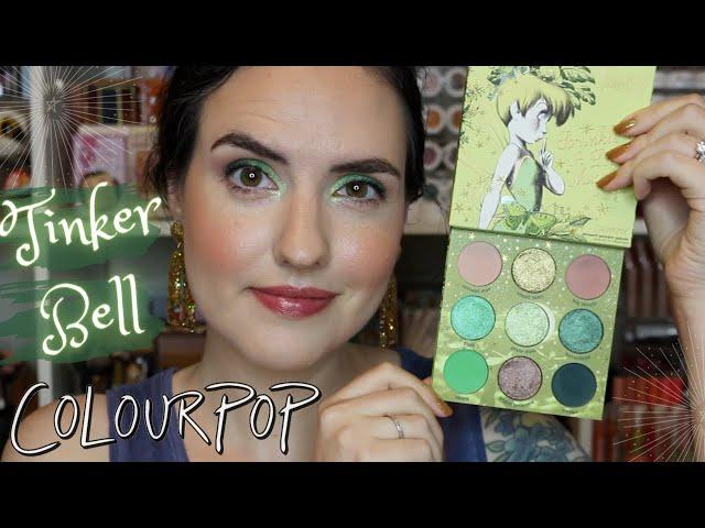 NEW ColourPop + Disney Tinker Bell Collection | Swatches, Comparisons + Tutorial