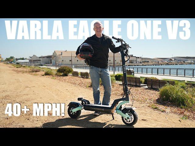 +40mph E-Scooter Varla Eagle One V3.0 2024 Electric Scooter Test and Review