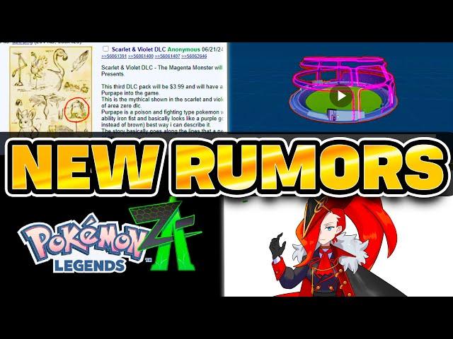 POKEMON NEWS & LEAKS! 3rd DLC for Scarlet & Violet RUMOR and Pokemon Legends ZA Trailer in August?!