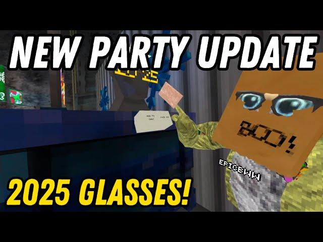 BRAND NEW PARTY UPDATE! (2025 Glasses) (Gorilla Tag)