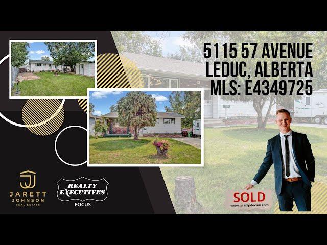 Charming Bungalow For Sale | 5115 57 Ave Leduc Alberta | Jarett Johnson Real Estate