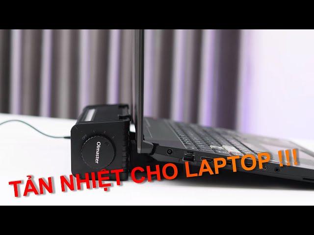 Quạt tản nhiệt laptop sức gió mạnh của quạt li tâm phù hợp laptop 14 - 17 inch