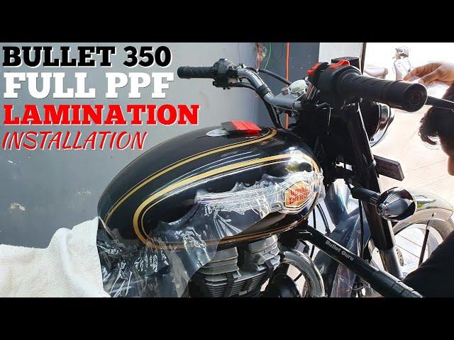 Bullet 350 Full Body Lamination(PPF) - Installation & Price Details | Real Protection