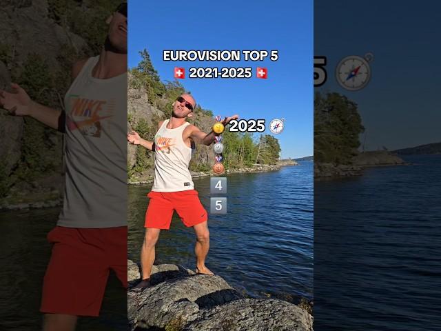 TOP 5 Switzerland in ESC 2021-2025  Who is your favorite? #eurovision #swiss #suisse