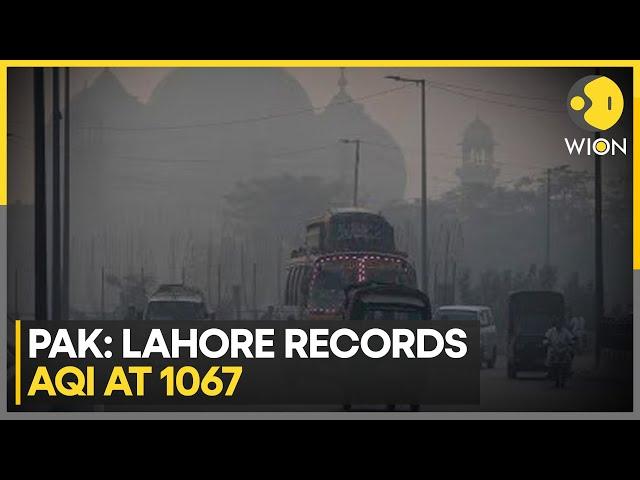 Pakistan: Lahore Grapples With Severe Air Pollution as AQI Spikes To 'Record' 1067 | WION