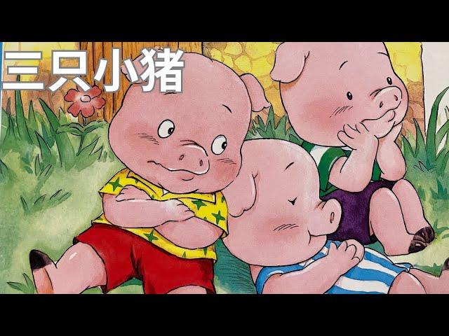 《三只小猪》阅读儿童故事绘本｜幼儿睡前故事｜有声读物｜经典故事｜宝宝学华语｜CHILDREN CHINESE BOOK |READ ALOUD ｜BEDTIME STORIES