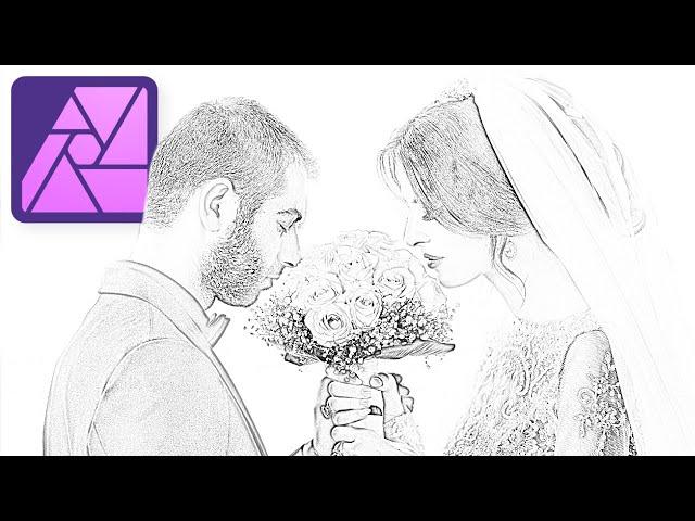 Turn any Photo into a Pencil Drawing | Affinity Photo Tutorial