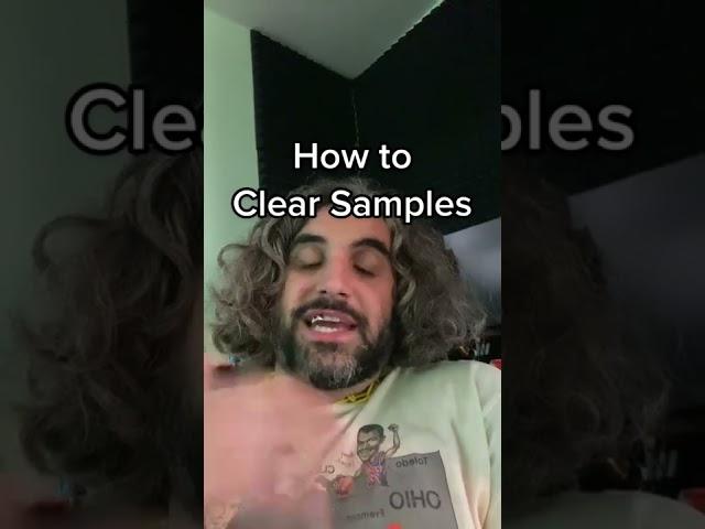 HOW TO CLEAR SAMPLES AS A MUSIC PRODUCER