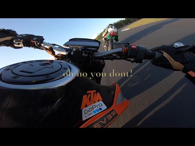 Ktm 790 Duke VS Ducati Panigale 1299R "Battle for Europe" trackday.fi alastaro 3.9.2019