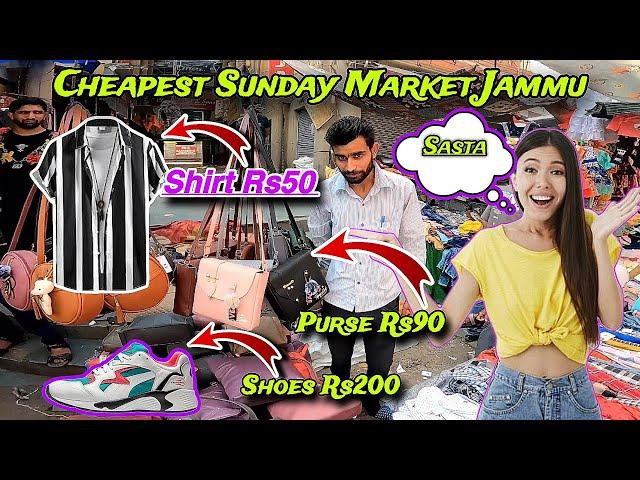 Explore Jammu Biggest Sunday Market ️| Jammu Sunday Market vlog | Wholesale market jammu| Jammu
