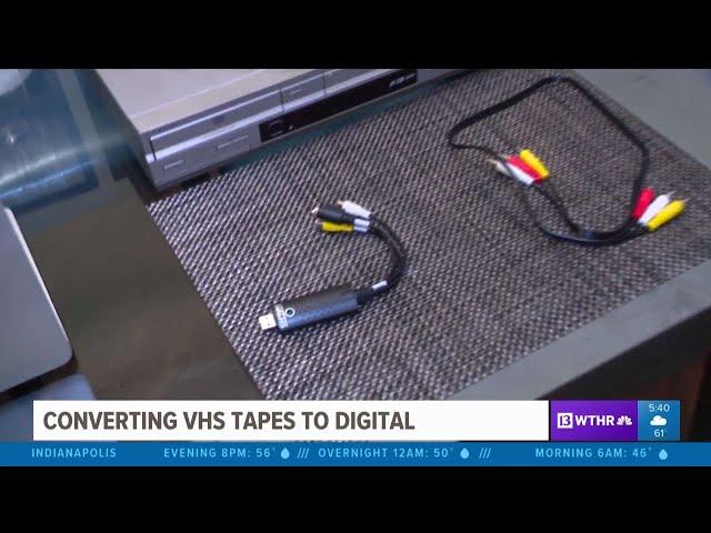 Converting VHS tapes to digital