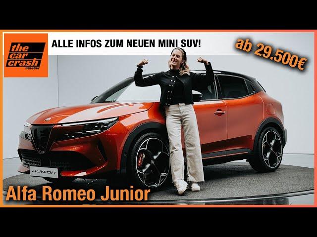 Alfa Romeo Junior im Test (2024) Alle Infos zum neuen Mini SUV ab 29.500€! Review | Preis | Milano