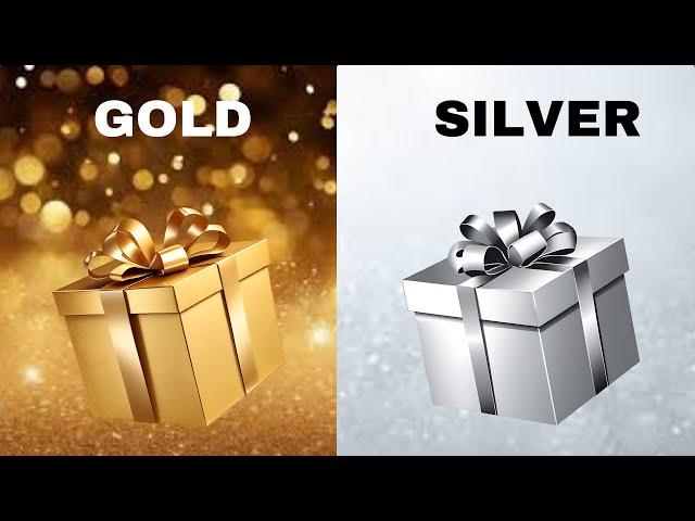 Choose Your Gift...! Gold or Silver ⭐ THE QUIZ ARENA