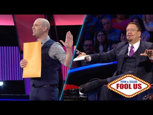 Penn and Teller Fooled by an ENVELOPE?!? | Watch Michael Bourada on Fool Us