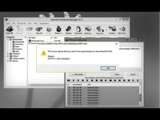 "http/1.1 403 forbidden"-- IDM ERROR FIXED IN A MINUTE !