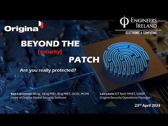 Beyond the (security) patch