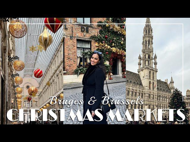 Christmas Markets in Belgium | Bruges & Brussels Vlog | Blessy Roy