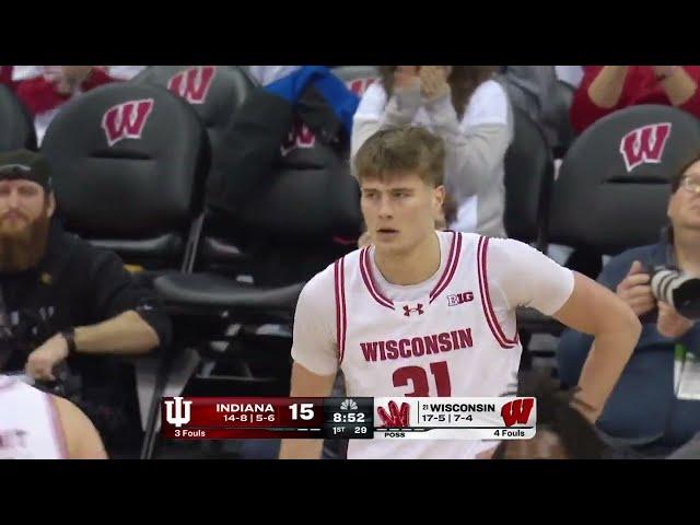 Highlights vs Indiana || Wisconsin Basketball || Feb. 4, 2025