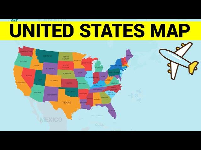 UNITED STATES MAP - Learn the States of USA on Map