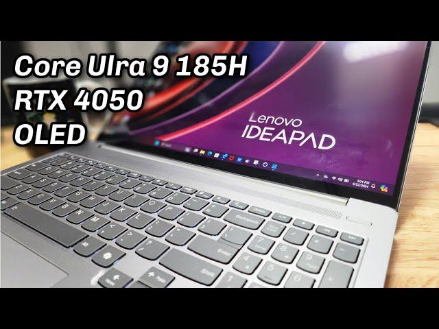 2024 Lenovo IdeaPad Pro 5i Review - Core Ultra 9 185H + RTX 4050 benchmarks
