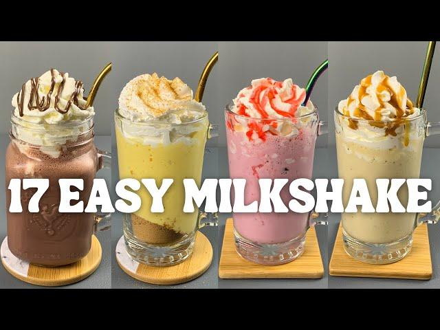 17 EASY MILKSHAKE RECIPES