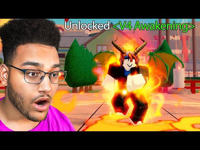 I Awakened Dragon Race V4 in 24 Hours (Blox Fruits)