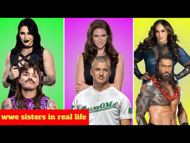 WWE superstars Sisters in Real life 2024