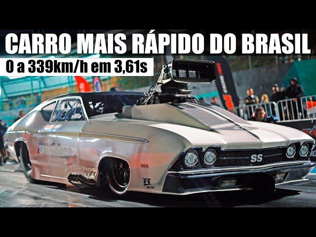 O CARRO MAIS RÁPIDO DO BRASIL - Chevelle Big Block Blower 5.000 CAVALOS 339km/h em 3,61s em 2024