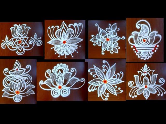 Daily super rangoli Collection Attractive simple kolangal very easy muggulu 3*2 dots rangoli