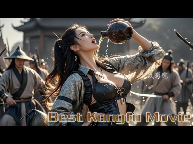 Kung Fu Movie! A drunken beauty defeats hundreds with iron fists to rule the martial world! #kungfu