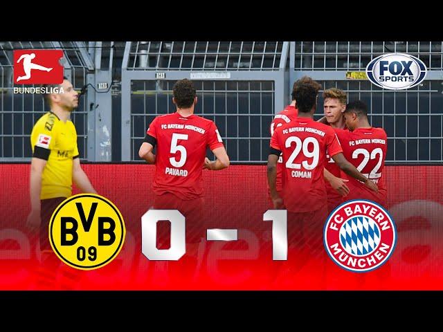 Borussia Dortmund - Bayern Múnich [0-1] | GOLES | Jornada 28 | Bundesliga