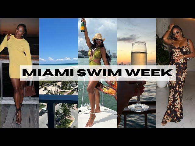  MIAMI SWIM WEEK VLOG! LUXURY HOTELS, PARTIES & YACHT DAY  MONROE STEELE