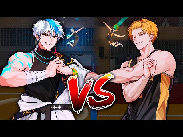 Ryuhyeon vs Nishikawa. Battle S+ rank. Full gameplay. The Spike. Volleyball 3x3