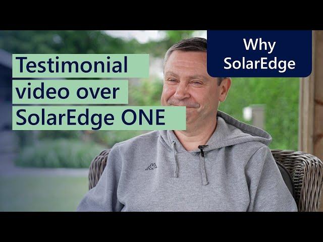 Testimonial video | Overschakelen naar SolarEdge Home met SolarEdge ONE | Voor thuis | Benelux