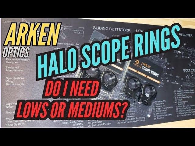 Discussion of Low and Medium fitment of Arken Optics 34mm Halo Rings.