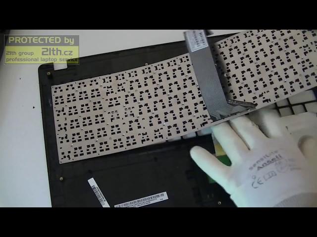 How to replace or remove keyboard on ASUS X551 - keyboard replacement