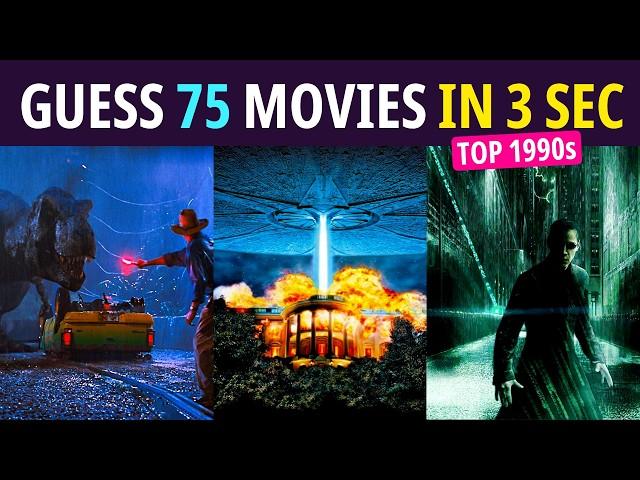 Guess the Movie in 3 Seconds | 90s Movies by The Scene