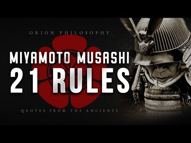 Miyamoto Musashi Dokkodo - 21 Rules For Life (Philosophy)