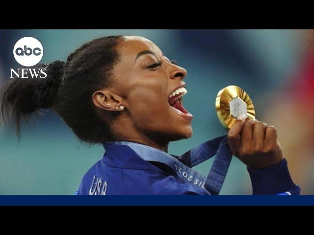 Simone Biles wins gold in women's gymnastics all-around, Suni Lee takes bronze