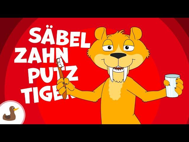  Säbelzahnputztiger - Kinderlieder zum Mitsingen | Zahnputzlied | JiMi FLuPP | Sing Kinderlieder