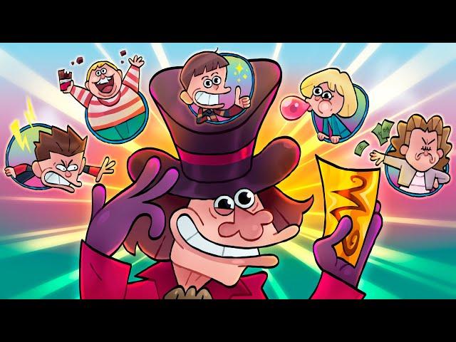 The Ultimate "Charlie and the Chocolate Factory" Recap Cartoon
