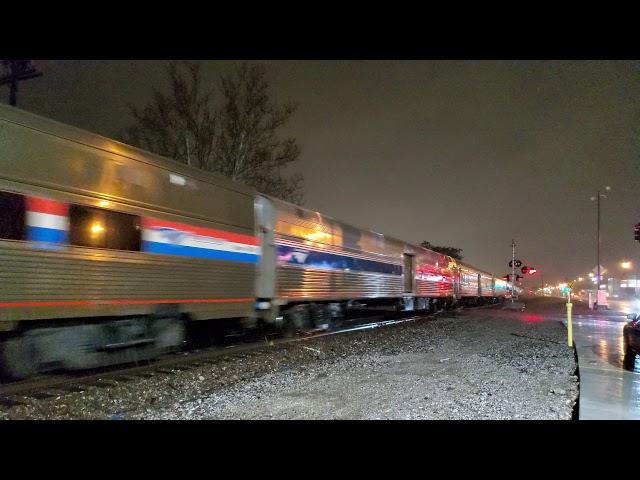 Amtrak Missouri River Runners 313/316 combo east @ St. Louis, MO due to boulder incident, 1/18/20