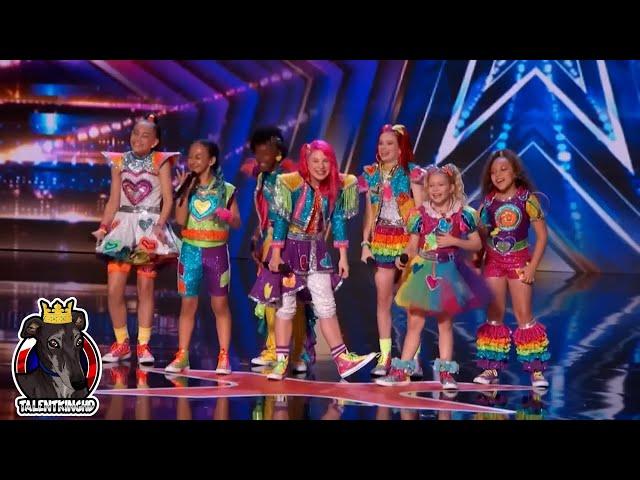 America's Got Talent 2022 XOMG POP Full Performance & Intro Auditions Week 1 S17E01