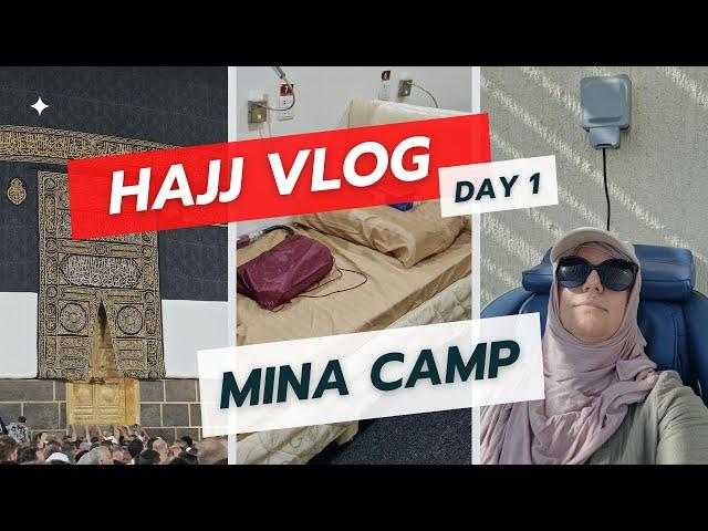 Inside Look at Hajj Vlog Day 1 Experience | Mina Camp View, What to Expect on Hajj (2023)